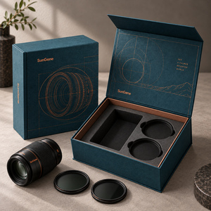 Caja magnética personalizada SunGene Optical Archive para lentes de cámara y kit de lanzamiento de filtros - Product Image 4