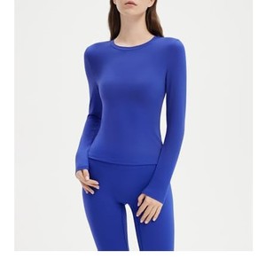 Conjunto de Yoga de 2 Piezas con Cuello Redondo, Sin Mangas, Cintura Alta, Color Sólido, Spandex/Nylon, Secado Rápido, Ecológico y Transpirable - Product Image 5