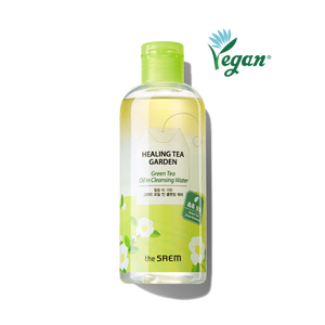 The Saem Healing Tea Garden Eau Nettoyante Liquide au Thé Vert, Ingrédient Végétalien - Product Image 1