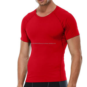 Quick-Dry <b>Men</b> T Shirt High Quality Ringer Customized Product Blank O-neck <b>Stretch</b> Fabric T-shirt For <b>Men's</b> - Product Image 1