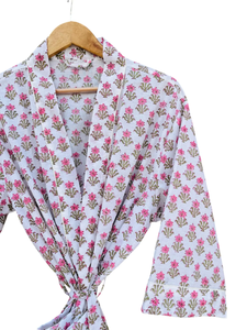 100% Cotton Kimono Robes Dress women <b>men</b> wedding bridesmaid Robe Bath robe <b>Dressing</b> <b>Gown</b> gifts Beachwear long/short - Product Image 2