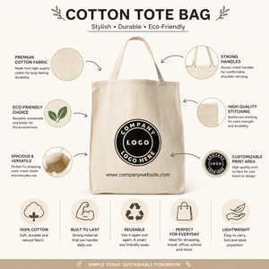 Sac fourre-tout en toile 100% coton avec logo personnalisé |   Sac de courses promotionnel réutilisable, écologique, durable et biodégradable pour - Product Image 5