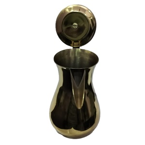 Traditional Indian <b>Arabic</b> Dallah Coffee Pot With Middle East Style Luxury Glossy Polished At Wholesale Cheap Price - Product Image 1