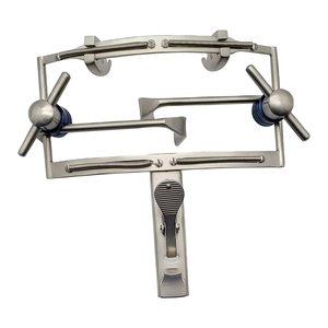 Écarteur buccal manuel réutilisable en acier inoxydable Dingman avec 3 lames pour la langue et rétracteur de joue, certifié CE Classe II - Product Image 1