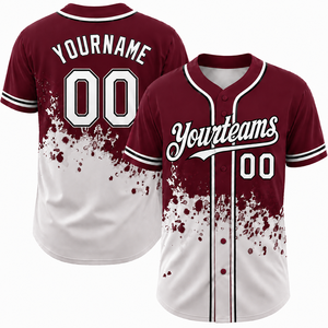 Camiseta de béisbol de manga corta, colores sólidos, transpirable, 100% poliéster, con logo personalizado, para unisex, último diseño. - Product Image 4