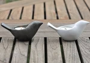 Portavelas Moderno Negro Mate con Forma de Pájaro, Soporte Minimalista para Velas Votivas, Decoración Nórdica para Hogar, Jardín y Mesa, y Regalo - Product Image 6