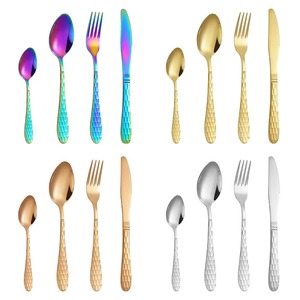 Ensemble de couverts en acier inoxydable de qualité supérieure, durable, écologique, réutilisable pour les repas quotidiens - Product Image 2