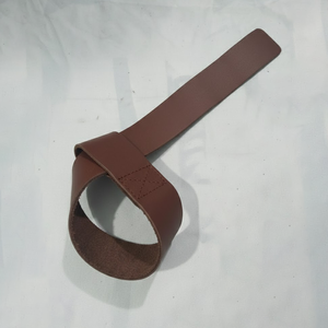 Sangles de musculation en cuir pour la force athlétique, le bodybuilding, le deadlift, la powerlifting, l'haltérophilie – Antidérapantes, respirantes et réglables - Product Image 1