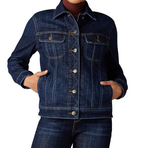 DAIZEN STAR INTERNATIONAL Men's Dark Blue Denim Jacket Button Closure Casual Streetwear Regular Fit 100% Cotton Woven Fabric - Product Image 3