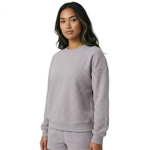 Conjunto Deportivo Informal de Felpa de Algodón con Cierre y Cuello Redondo para Hombre, Conjunto Deportivo con Logotipo Personalizado para Usar en Invierno - Product Image 3