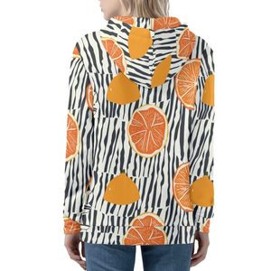 Sudadera con Capucha Sublimada para Mujer, Diseño Moderno, Mezcla de Algodón, Transpirable, Calidad Profesional, Colorida y Elegante - Product Image 3