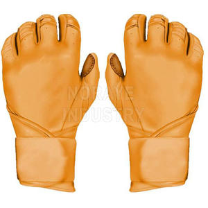 Gants de frappe de baseball personnalisés sublimés professionnels en cuir souple antidérapants pour l'entraînement et les matchs des jeunes et des adultes - Product Image 5