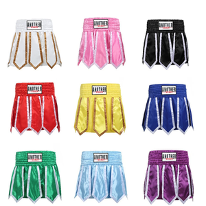 Shorts de boxe style streamer pour entraînement, combat libre, Sanda, Muay Thai pour hommes, femmes et enfants, compétition en arène - Product Image 1