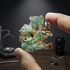 Gemas de Calidad, Cristal de Aguamarina Pulido, Piedra Preciosa Natural, Forma Personalizada, 100% Color Natural, Meditación, Energía Curativa, Chakra - Product Image 3