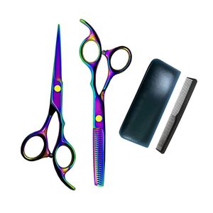 Professional Hair Cutting Thinning Scissor Kit Matte Black <b>Barber</b> <b>Set</b> Japanese VG10 Steel Right-Handed Hair Salon - Product Image 1