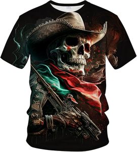 T-shirt en coton noir pour homme, manches courtes, col rond, coupe ample, imprimé graphique, style streetwear, jersey écologique - Product Image 3