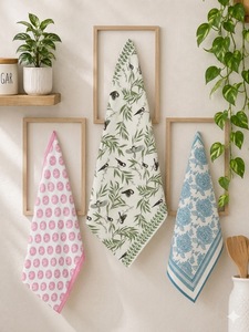 Bird Print <b>Kitchen</b> <b>Towel</b> viscose Linen Hanging <b>Towel</b> for Home - Product Image 3