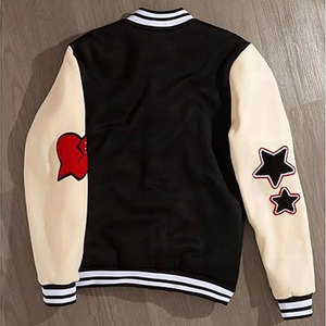 Men's Varsity <b>Jacket</b> Color Block Graphic Long Sleeve Streetwear Baseball <b>Retro</b> Hip Hop Casual Oversized College <b>Jacket</b> - Product Image 6