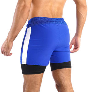 Pantalones Cortos Deportivos de Verano Estilo Urbano, de Lana, para Gimnasio y Entrenamiento, Diseño Sólido, Impermeables, Transpirables, de Calidad y a la Moda - Product Image 2