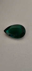 Esmeralda verde de corte lágrima, 100% natural, hecha a mano, diseñada en laboratorio, pulida, suelta, para la fabricación de joyería fina. - Product Image 3