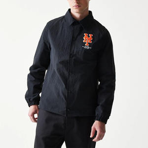Veste d'entraînement personnalisée en polyester avec logo brodé en chenille, col montant, logo frontal pour l'entraînement des équipes, vestes d'échauffement - Product Image 2