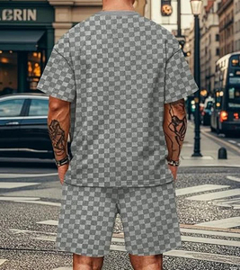 Vêtements de sport personnalisés, tissu léger et respirant, ensemble de shorts pour hommes, performance flexible, vêtements durables de qualité supérieure, ensemble de shorts pour hommes - Product Image 6