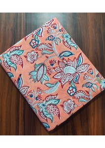 Nouvel Arrivage Boh Creation Tissu en Coton 90 GSM Tissé à Poids Moyen, Imprimé Floral au Bloc Manuel Sanganeri, Art Ethnique, Écologique et à Séchage Rapide - Product Image 5