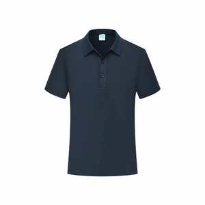 Vente en gros de polos à manches courtes pour hommes en coton 100% multicolores, polos personnalisés avec logo imprimé pour hommes - Product Image 2