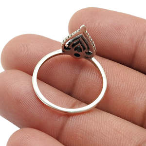Bague artisanale en pierre de lune arc-en-ciel, style bohème, forme couronne, fabriquée en argent sterling 925 massif, bijoux en gros - Product Image 3