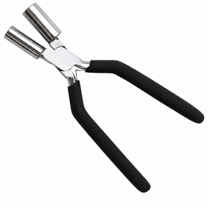 Pince à former des anneaux multi-barils professionnelle, manche noir, outil de fabrication de bijoux, acier inoxydable, pour la création de boucles, anneaux et pendentifs - Product Image 5