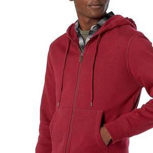 เสื้อฮู้ดซิปเต็มตัว สตรีทแวร์ สกรีนโลโก้ได้ ผ้าฟลีซเนื้อหนัก 100% ผ้าฝ้าย สำหรับผู้ชาย ขายส่ง สไตล์ใหม่ - Product Image 4