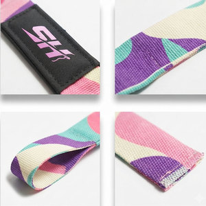 Multi Color Weightlifting <b>Straps</b> With Customizable Private Label Anti Slip Internal Camouflage Grip Breathable Low Price <b>Straps</b> - Product Image 2