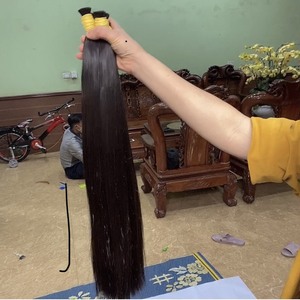 Human Hair Bulk Super Double Drawn Remy Extensions Vietnamese Hair <b>Hot</b> Selling Product Brown Bleaching Blonde Weaving - Product Image 5