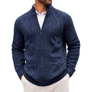 เสื้อถักปักลายตามสั่ง เนื้อผ้านุ่ม อุ่นสบาย แขนยาว แฟชั่นลำลอง สวมใส่สบาย สำหรับการผลิตแบบ OEM - Product Image 1