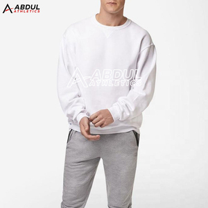 Sudadera clásica para hombre de algodón mezclado con cuello redondo y puños acanalados, ideal para viajes y uso diario. - Product Image 6