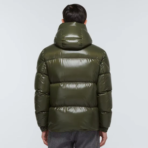 Chaqueta Acolchada de Plumón Personalizada de Alta Calidad para Hombre, Chaqueta de Burbujas Transpirable con Forro de Piel de Oveja, Chaqueta Sublimada - Product Image 3