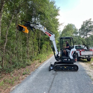 Mini-excavatrice Bobcat avancée avec broyeur, construction robuste, moteur performant, prête à la vente - Product Image 1