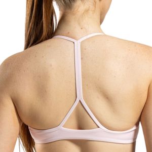 Sujetador deportivo Racerback para mujer, color rosa rubor, soporte medio, ligero, elástico, para gimnasio, entrenamiento y ropa deportiva. - Product Image 3
