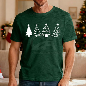 Camiseta Navideña para Hombre con Diseño Gráfico Clásico, Acabado de Tela Suave y Atractivo Diseño Personalizado - Product Image 4