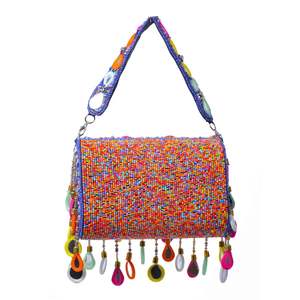 Handmade Suede Mirror Work Flap Bag Women Evening Party <b>Handbag</b> <b>Bridal</b> Wedding Purse Fashion Eco-Friendly Wholesale Manufacturer - Product Image 5