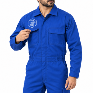 Combinaison de travail de sécurité en polyester 100 % non ignifuge, respirante et imperméable pour hommes, avec bande réfléchissante ignifuge pour adultes - Product Image 5