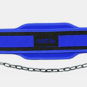 Custom Strong Heavy Duty Non-Slip Adjustable Dip <b>Belt</b> <b>Chain</b> for <b>Weight</b> Lifting Strength Training Professional Protection - Product Image 2