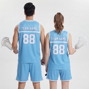 ชุดเสื้อและกางเกงลาครอสแบบสั่งทำพิเศษ พร้อมชื่อทีม หมายเลข 88 ชุดยูนิฟอร์มลาครอสแบบซับลิเมชั่น - Product Image 2
