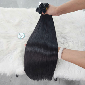 ซันนี่แฮร์ แฮร์เอ็กซ์เทนชั่นแบบปลายแบน สีน้ำตาลเข้มที่สุด แฮร์เอ็กซ์เทนชั่นแบบปลายแบน เคราติน ผมมนุษย์แท้ ผมนุ่มตรง - Product Image 2