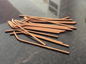 Paille réutilisable en cuivre écologique pour les bienfaits détoxifiants, boissons froides, café glacé, jus, smoothies, gobelets, style de vie moderne - Product Image 2