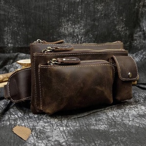 Sac banane en cuir de qualité supérieure, design élégant, fabrication optimale, nouveau design, prix raisonnables pour les sacs banane en cuir avec logo personnalisé. - Product Image 4