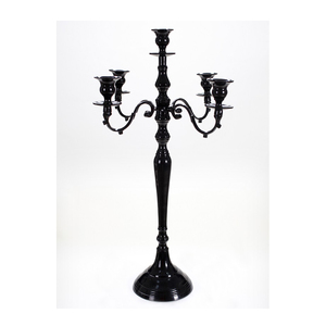 Candélabres de luxe à 5 bras plaqués cuivre pour centres de table de mariage Design unique Décoration de sol pour la maison Candélabres faits à la main - Product Image 3