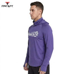 Vente en gros de sweats à capuche de pêche pour hommes, à manches longues, légers, respirants, à séchage rapide, avec sublimation de logo - Product Image 6
