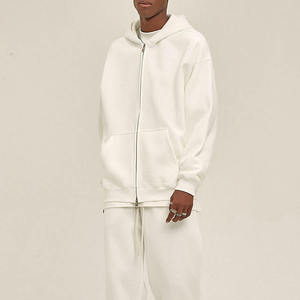 Sudaderas con capucha de cremallera completa, de algodón grueso de alta calidad, con forro polar, personalizables con bordado, fabricadas por TRIOTAKE INDUSTRY - Product Image 2