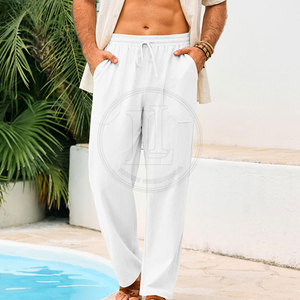 New Arrival High Quality 100% Cotton Men's Straight Casual Lightweight <b>Trouser</b> Best Price - Product Image 5